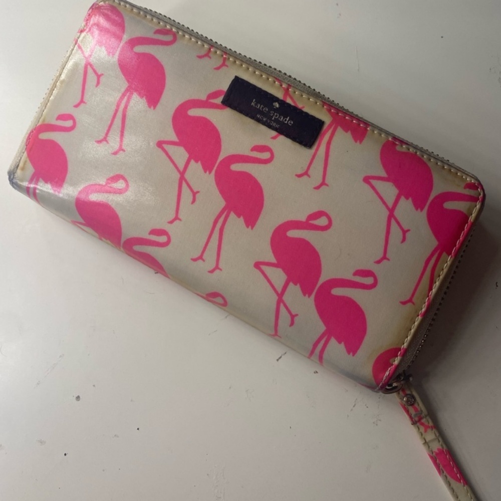 Flamingo Kate spade wallet